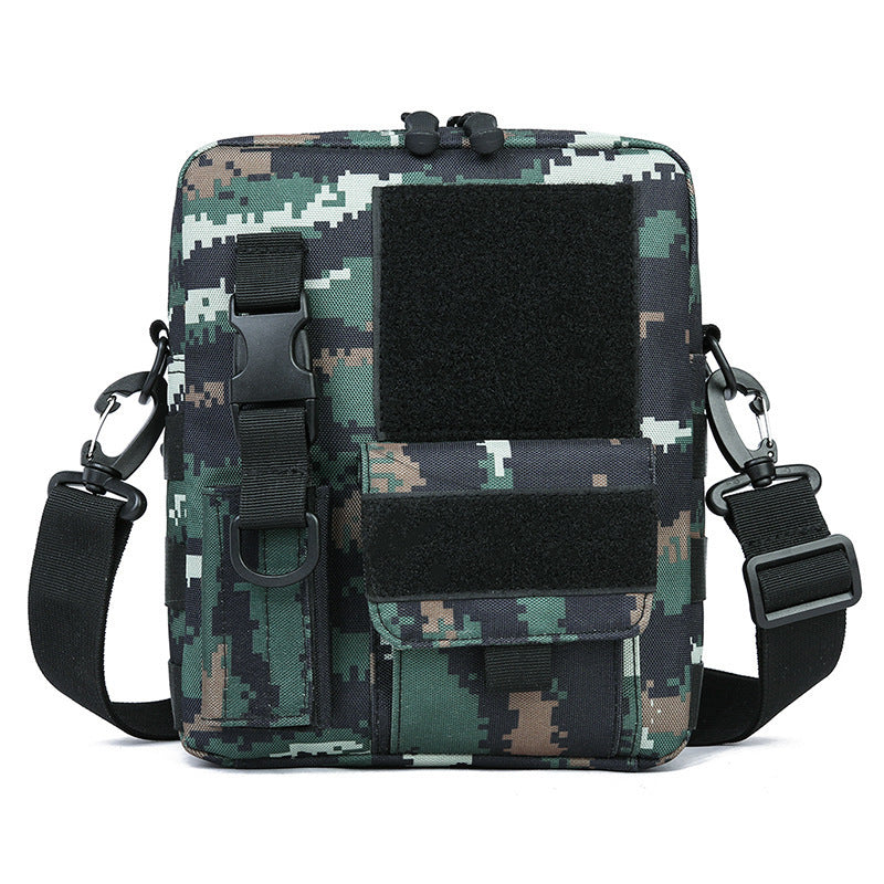 Vertical nylon crossbody bag, view 3 - MRSLM