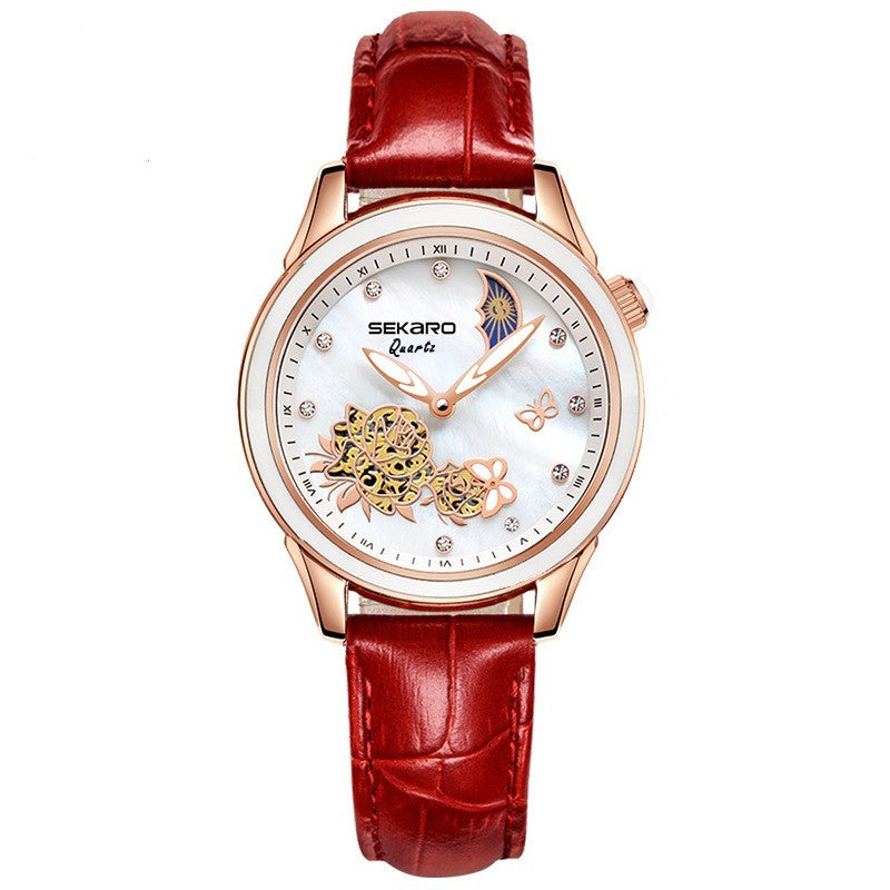 ladies hollow-out watch, view 6 - MRSLM