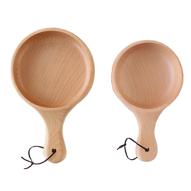 japanese style wooden bowl, view 5 - MRSLM