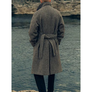men's woolen long coat, view 4 - MRSLM