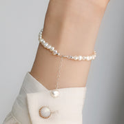 natural freshwater pearl bracelet, view 3 - MRSLM