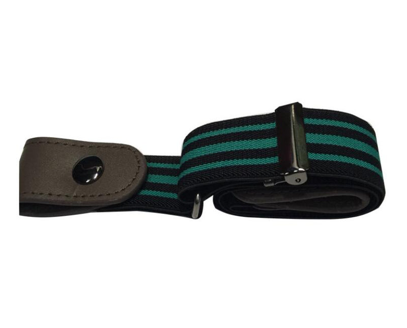 slim leather belt for men and women, view 4 - MRSLM