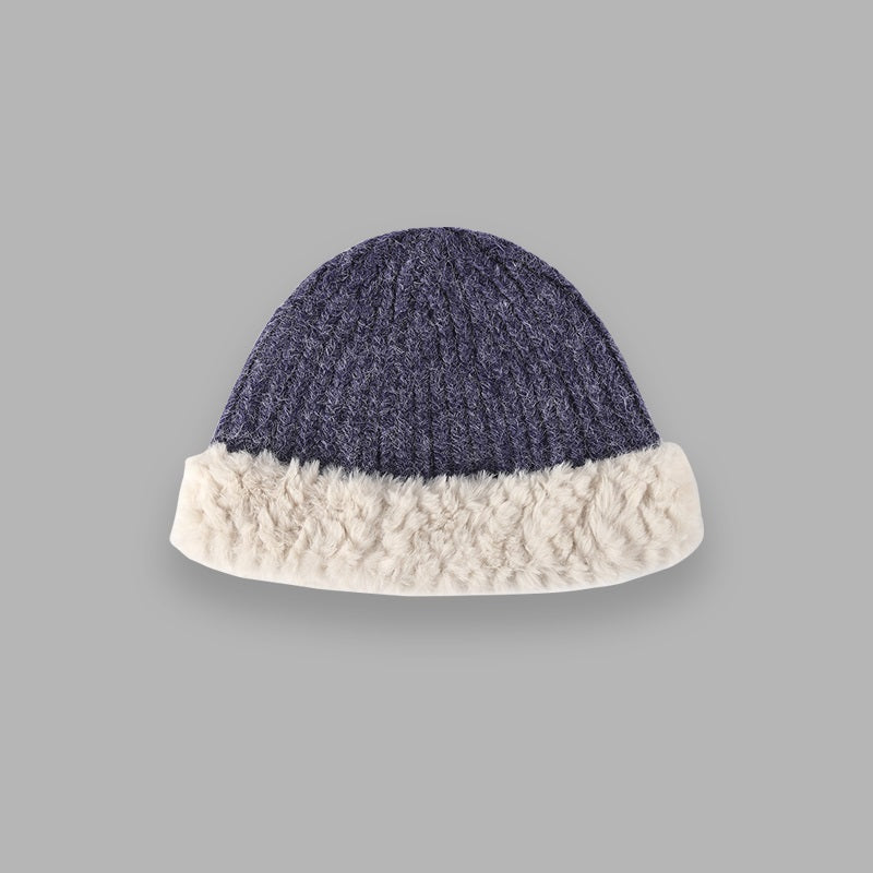 Autumn And Winter Leisure Versatile Warm High Elastic Knitted Hat Women