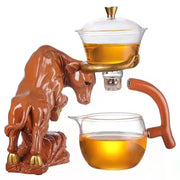 high borosilicate glass tea set, view 6 - MRSLM
