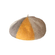 mixed color wool beret for women, view 6 - MRSLM