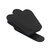 leather car visor clip, view 6 - MRSLM