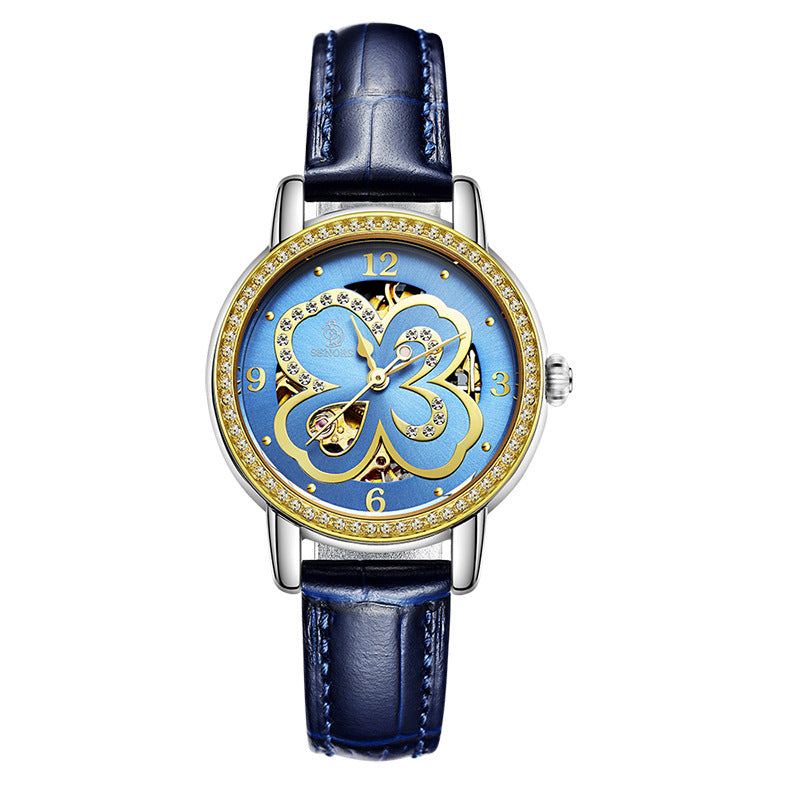 ladies luminous belt watch, view 4 - MRSLM