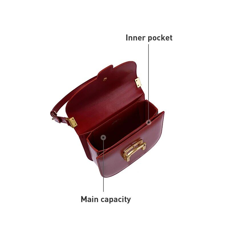 saddle shoulder bag, view 13 - MRSLM