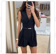 women's commuter suit jumpsuit, view 6 - MRSLM