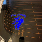 goth bat vinyl car decal, view 7 - MRSLM