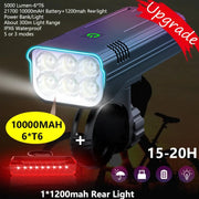 ultrabright 5000 lumens usb rechargeable bike light, view 8 - MRSLM
