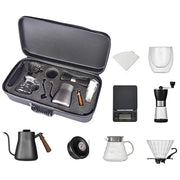 hand brew coffee set with grinder and scale, view 2 - MRSLM