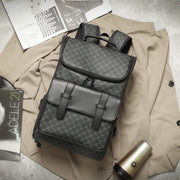 casual pu leather backpack, view 7 - MRSLM