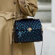 handmade genuine leather handbag, view 4 - MRSLM