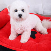 cozy plush dog bed, view 7 - MRSLM