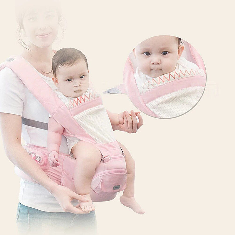 baby carrier backpack with hip seat, view 6 - MRSLM