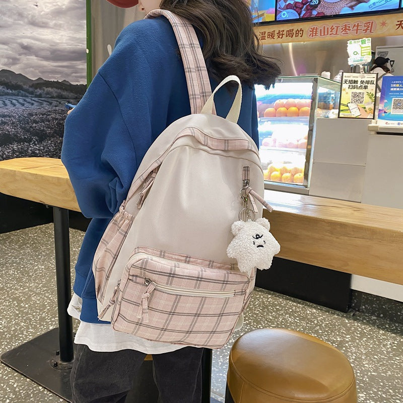 Women's casual school backpack, view 9 - MRSLM