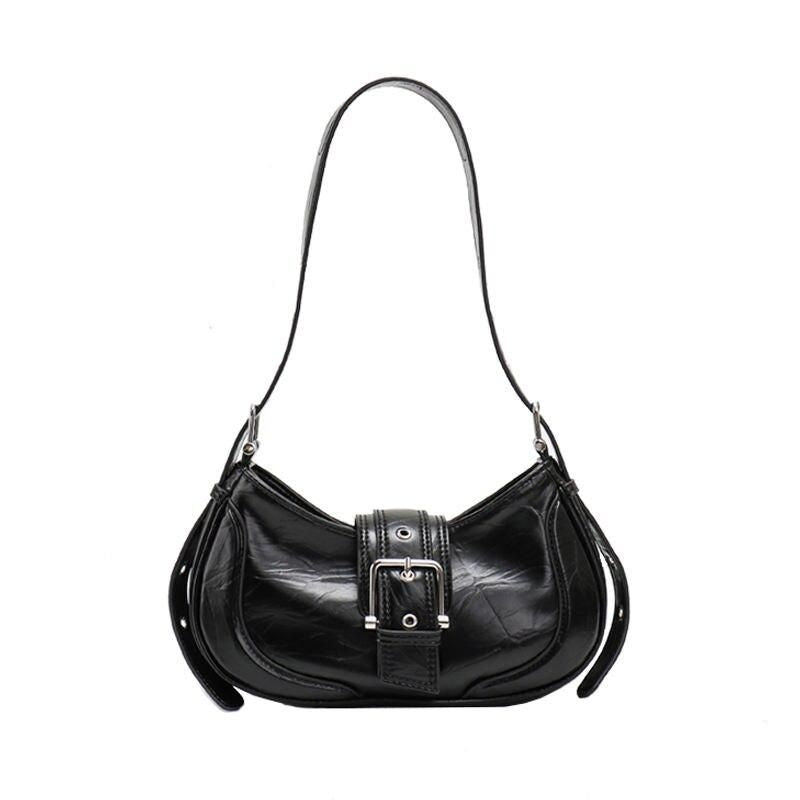 half moon shoulder hobo bag, view 12 - MRSLM