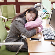 U-shaped neck pillow with phone holder, view 8 - MRSLM