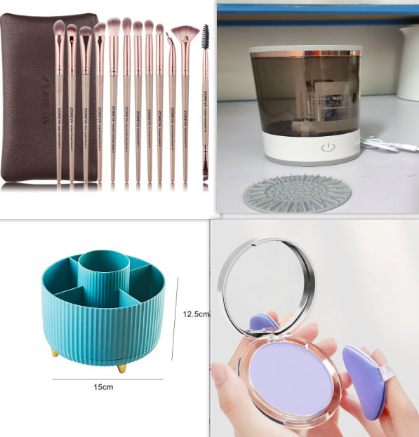 Oil control setting powder with mirror, view 5 - MRSLM