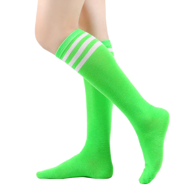 Striped cotton women's calf socks, view 8 - MRSLM