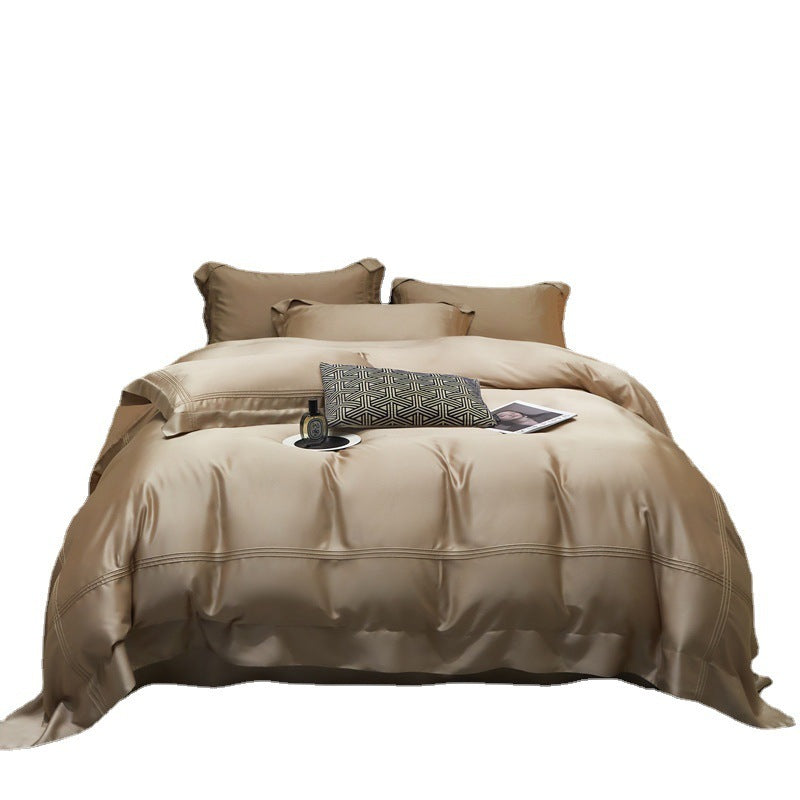 Solid Color 100% Lyocell Four-piece Set