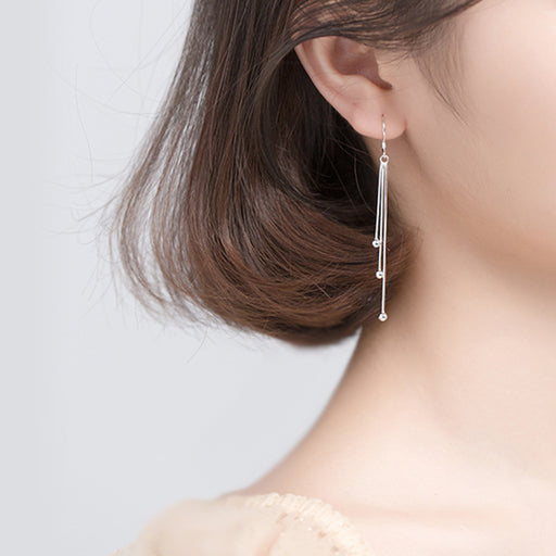 simple sterling silver earrings - MRSLM