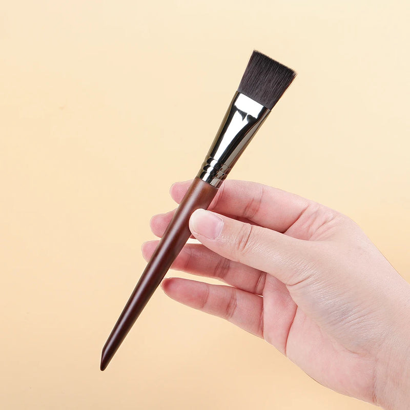 flat face mask brush, view 2 - MRSLM