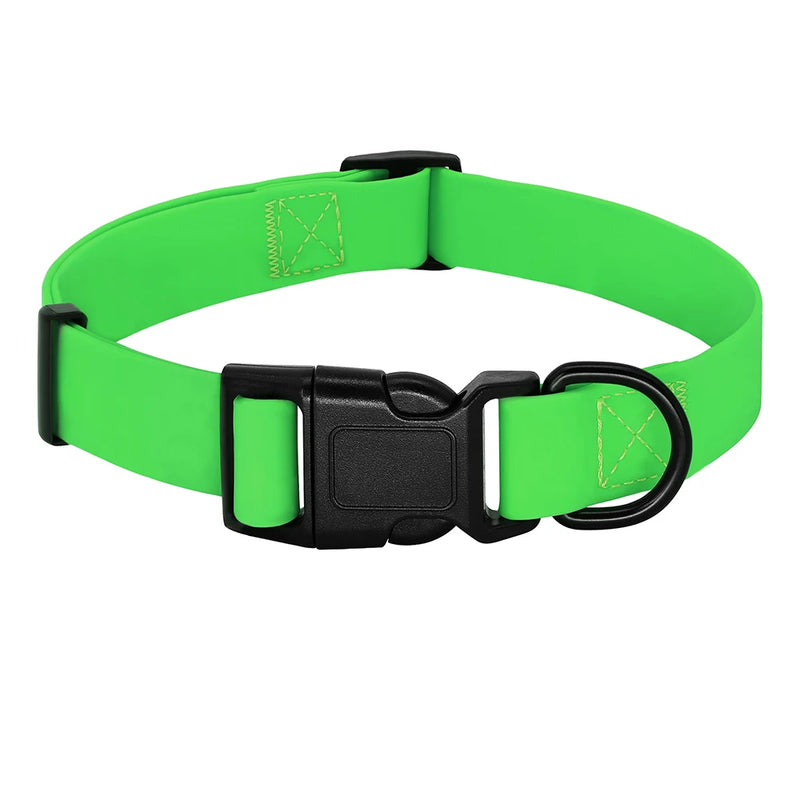 waterproof pvc dog collar, view 5 - MRSLM