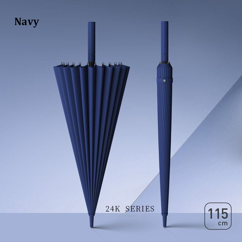 24-rib windproof long handle umbrella, view 3 - MRSLM