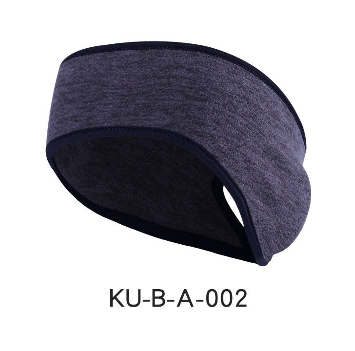 Ponytail ear warmer headband for running, view 5 - MRSLM