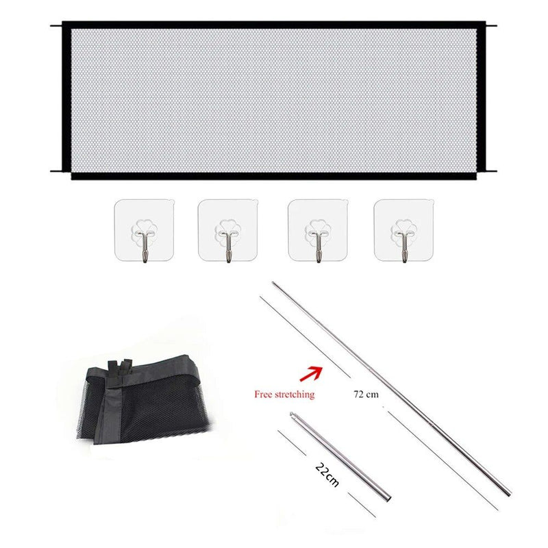 Indoor foldable transparent pet fence, view 2 - MRSLM