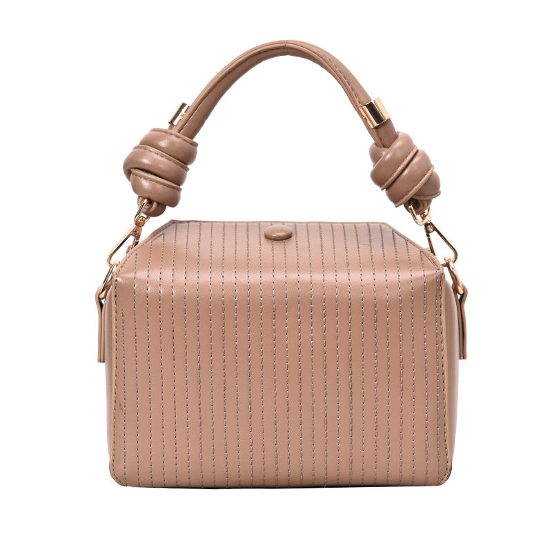 small PU box handbag for women, view 5 - MRSLM