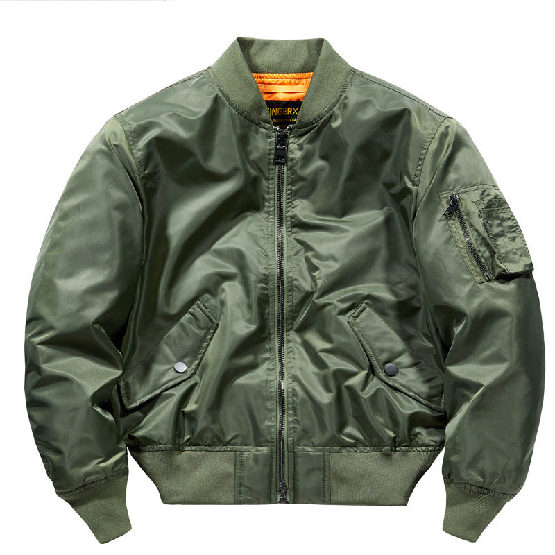 Youth loose baseball tooling jacket, view 6 - MRSLM