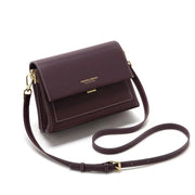 small split leather crossbody bag, view 5 - MRSLM