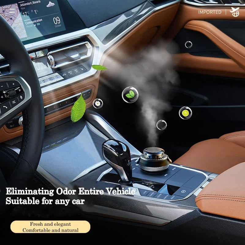 portable car air freshener diffuser, view 2 - MRSLM
