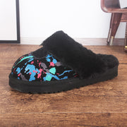 cowhide warm slippers, view 8 - MRSLM
