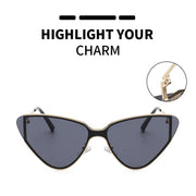 steampunk cat eye sunglasses, view 6 - MRSLM