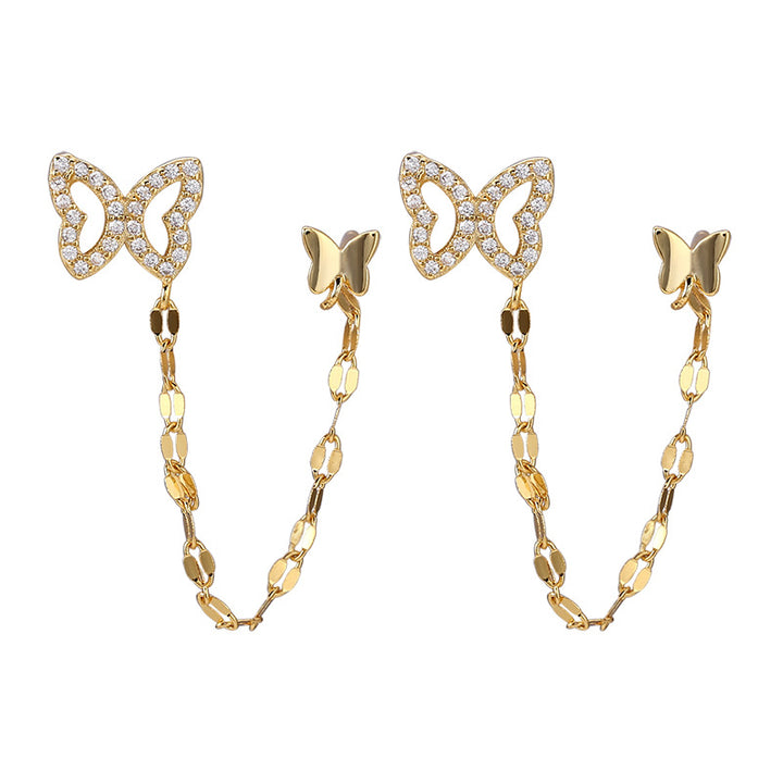 Fashion Temperament Butterfly Flying Earrings