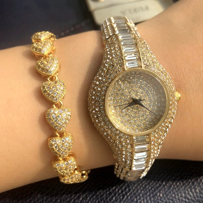 Watches with Diamonds and Colorful Stones
