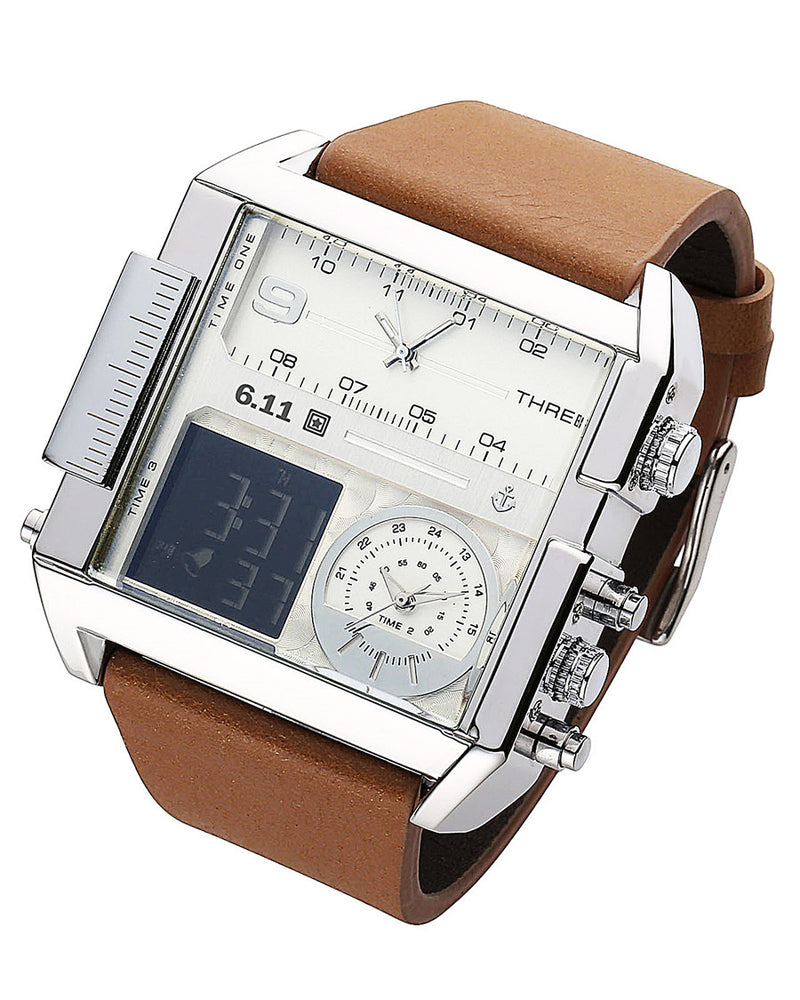 dual display sport watch, view 6 - MRSLM