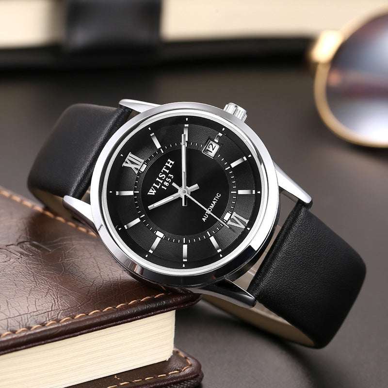 men's automatic mechanical business watch, view 4 - MRSLM