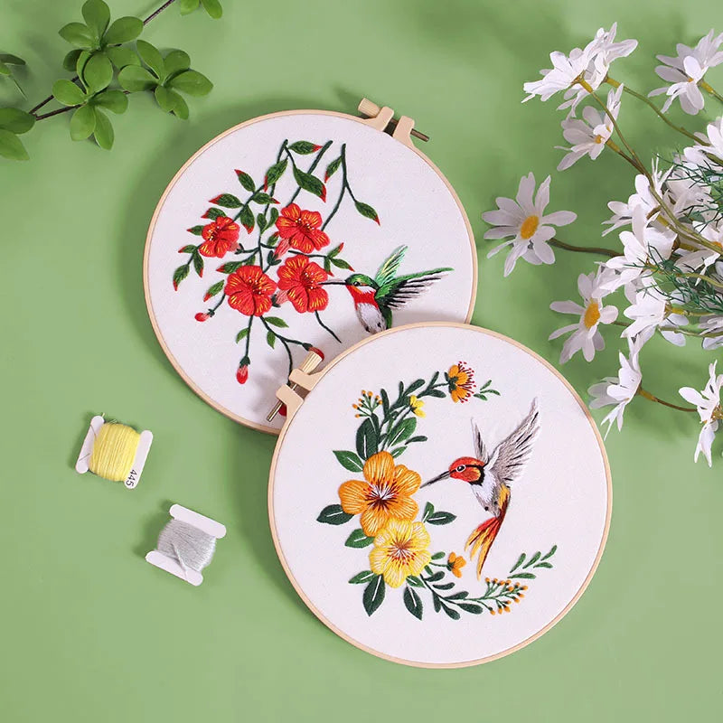 mushroom embroidery kit, view 9 - MRSLM