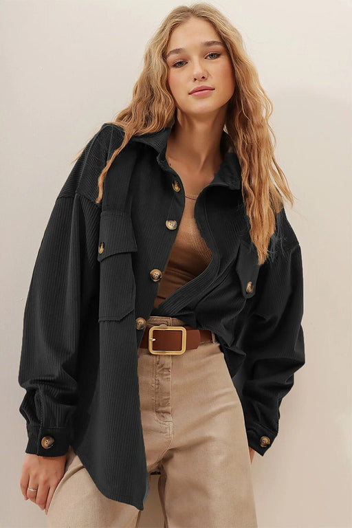long sleeve bomber jacket overcoat, view 2 - MRSLM