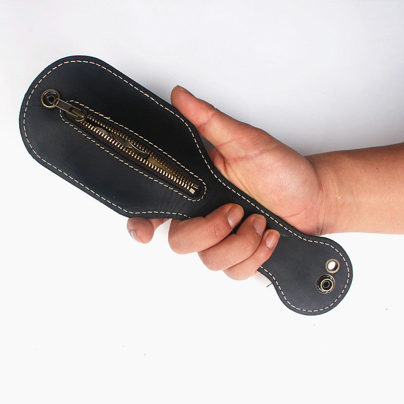 Handmade crazy horse leather coin purse, view 7 - MRSLM