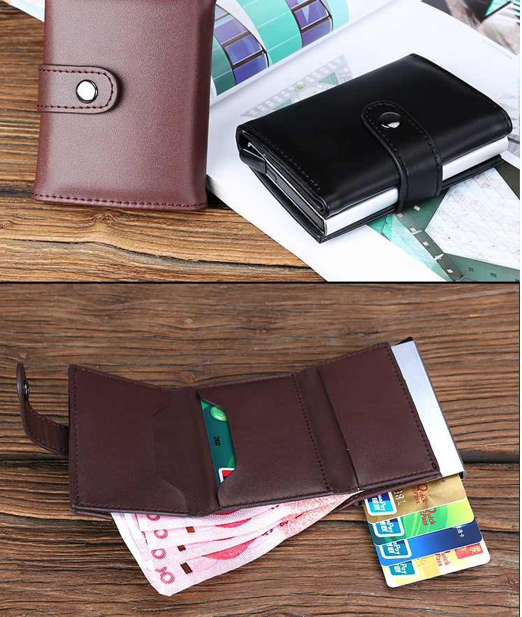 RFID aluminum card holder wallet, view 2 - MRSLM