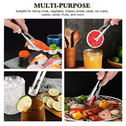 Stainless steel ice tongs, view 4 - MRSLM
