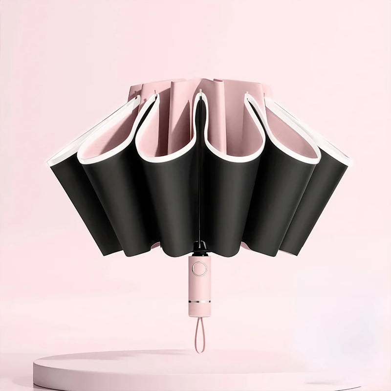 auto-open reverse folding umbrella, view 3 - MRSLM