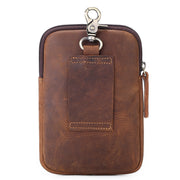 men's leather belt phone bag, view 5 - MRSLM