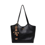textured bucket tote bag, view 2 - MRSLM